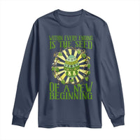 Within Every Ending Is The Seed Of A New Beginning Long Sleeve Shirt Ostara Pagan Eostre Easter Day