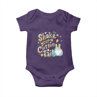 Funny Easter Day Retro Bunny Shake Your Cotton Tail Baby Onesie