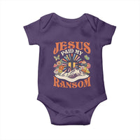 Jesus Paid My Ransom Baby Onesie Jesus Christian Faith Good Friday Bible Verse