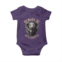 Beware Of False Prophets Baby Onesie Christian Sheep Wolf