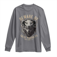 Beware Of False Prophets Long Sleeve Shirt Christian Sheep Wolf