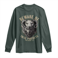 Beware Of False Prophets Long Sleeve Shirt Christian Sheep Wolf