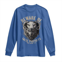 Beware Of False Prophets Long Sleeve Shirt Christian Sheep Wolf