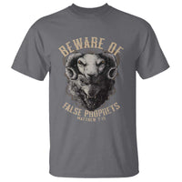 Beware Of False Prophets T Shirt Christian Sheep Wolf