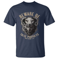 Beware Of False Prophets T Shirt Christian Sheep Wolf