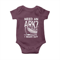 Funny Need An Ark I Noah Guy Baby Onesie Christian Pun