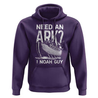 Funny Need An Ark I Noah Guy Hoodie Christian Pun
