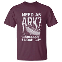 Funny Need An Ark I Noah Guy T Shirt Christian Pun
