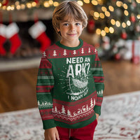 Funny Need An Ark I Noah Guy Knitted Sweatshirt Christian Pun - Wonder Print Shop