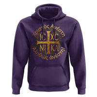 Orthodox Easter Christian Hoodie Christ Is Risen Truly He Is Risen NIKA Cross