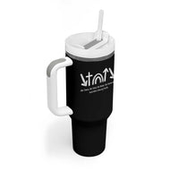 Christian Easter Tumbler With Handle He Came He Died He Rose He Ascended And He Is Coming Back