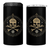 Eastern Orthodox Cross Skull IC XC Nika Jesus Church 4 in 1 Can Cooler Tumbler