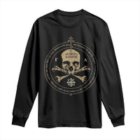 Eastern Orthodox Cross Skull IC XC Nika Jesus Church Long Sleeve Shirt