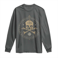Eastern Orthodox Cross Skull IC XC Nika Jesus Church Long Sleeve Shirt
