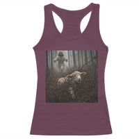 Christian Biblical Parable Of Lost Sheep Scene Racerback Tank Top Funny Photo