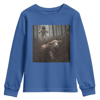 Christian Biblical Parable Of Lost Sheep Scene Youth Sweatshirt Funny Photo