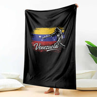 Venezuela Baseball Batter Venezuelan Sport Fan Throw Blanket