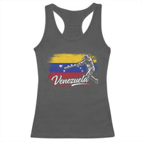 Venezuela Baseball Batter Venezuelan Sport Fan Racerback Tank Top