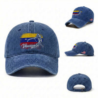 Venezuela Baseball Batter Venezuelan Sport Fan Washed Cotton Baseball Cap