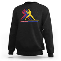 Baseball Venezuela Sport Fan Venezuelan Flag Batter Player Sweatshirt