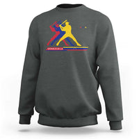 Baseball Venezuela Sport Fan Venezuelan Flag Batter Player Sweatshirt