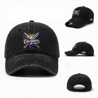 Venezuela Champions 2026 Washed Cotton Baseball Cap Baseball Lover Home Plate Drip