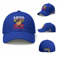 Funny Arepa Power Venezuela Baseball Lover Baseball Cap Cute Dabbing Arepa
