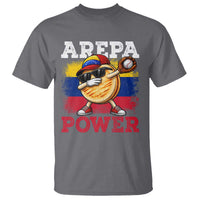 Funny Arepa Power Venezuela Baseball Lover T Shirt Cute Dabbing Arepa