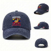 Funny Arepa Power Venezuela Baseball Lover Washed Cotton Baseball Cap Cute Dabbing Arepa