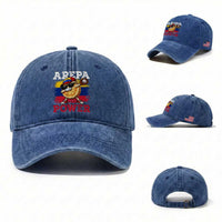 Funny Arepa Power Venezuela Baseball Lover Washed Cotton Baseball Cap Cute Dabbing Arepa