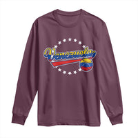 Venezuela Baseball Jersey Venezuelan Sport Fan Long Sleeve Shirt