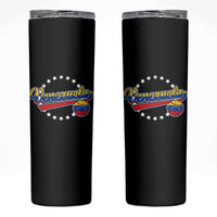 Venezuela Baseball Jersey Venezuelan Sport Fan Skinny Tumbler