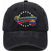 Venezuela Baseball Jersey Venezuelan Sport Fan Washed Cotton Baseball Cap