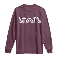 Christian Easter Long Sleeve Shirt 5 Gospel Symbols He Came Died Rose Ascended Jesus