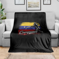 Venezuela Campeones Del Mundo Baseball Championship Throw Blanket