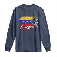 Venezuela Campeones Del Mundo Baseball Championship Long Sleeve Shirt