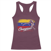 Venezuela Champions Baseball Batter Venezuelan Sport Fan Racerback Tank Top