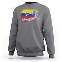 Venezuela Champions Baseball Batter Venezuelan Sport Fan Sweatshirt