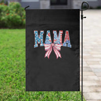 Funny American Patriotic Mama Coquette Garden Flag 4th Of July Mother's Day