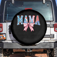Funny American Patriotic Mama Coquette Spare Tire Cover 4th Of July Mother's Day