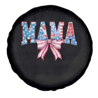 Funny American Patriotic Mama Coquette Spare Tire Cover 4th Of July Mother's Day