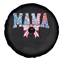 Funny American Patriotic Mama Coquette Spare Tire Cover 4th Of July Mother's Day