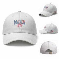 Funny American Patriotic Mama Coquette Baseball Cap 4th Of July Mother's Day