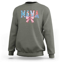 Funny American Patriotic Mama Coquette Sweatshirt 4th Of July Mother's Day