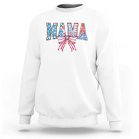 Funny American Patriotic Mama Coquette Sweatshirt 4th Of July Mother's Day