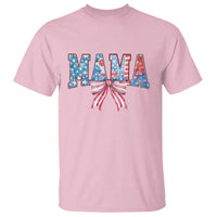 Funny American Patriotic Mama Coquette T Shirt 4th Of July Mother's Day