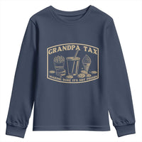 Funny Grandpa Tax Making Sure It's Not Poison Youth Sweatshirt Father's Day