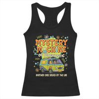Funny Laboratory Week Scientist Racerback Tank Top Mystery Machine Of Diagnostic Chemistry Medical Van