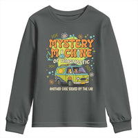 Funny Laboratory Week Scientist Youth Sweatshirt Mystery Machine Of Diagnostic Chemistry Medical Van