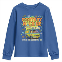 Funny Laboratory Week Scientist Youth Sweatshirt Mystery Machine Of Diagnostic Chemistry Medical Van